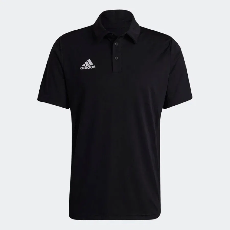 Мужское поло с длинным рукавом adidas Entrada 22, Черный — фото 3