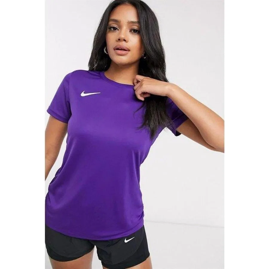 Женская футболка с длинным рукавом Dri-FIT Nike, Фиолетовый