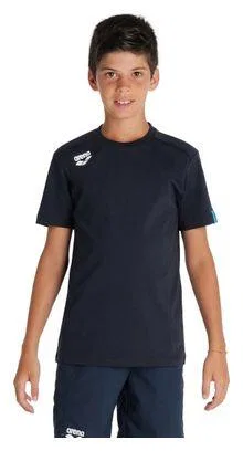 Детская футболка с коротким рукавом Team T-Shirt Arena, Navyblau — фото 2