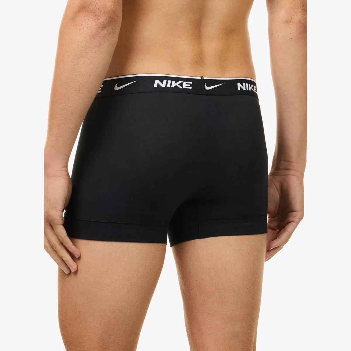 Базовый набор из трех плавок из эластичного хлопка Nike, черный — фото 4