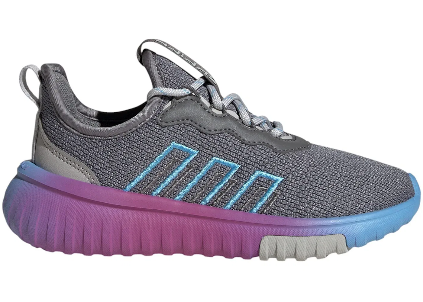 Детские кроссовки Lifestyle Kaptir Flow 2.0 Adidas, Grey Four / Semi Blue Burst / Purple Burst