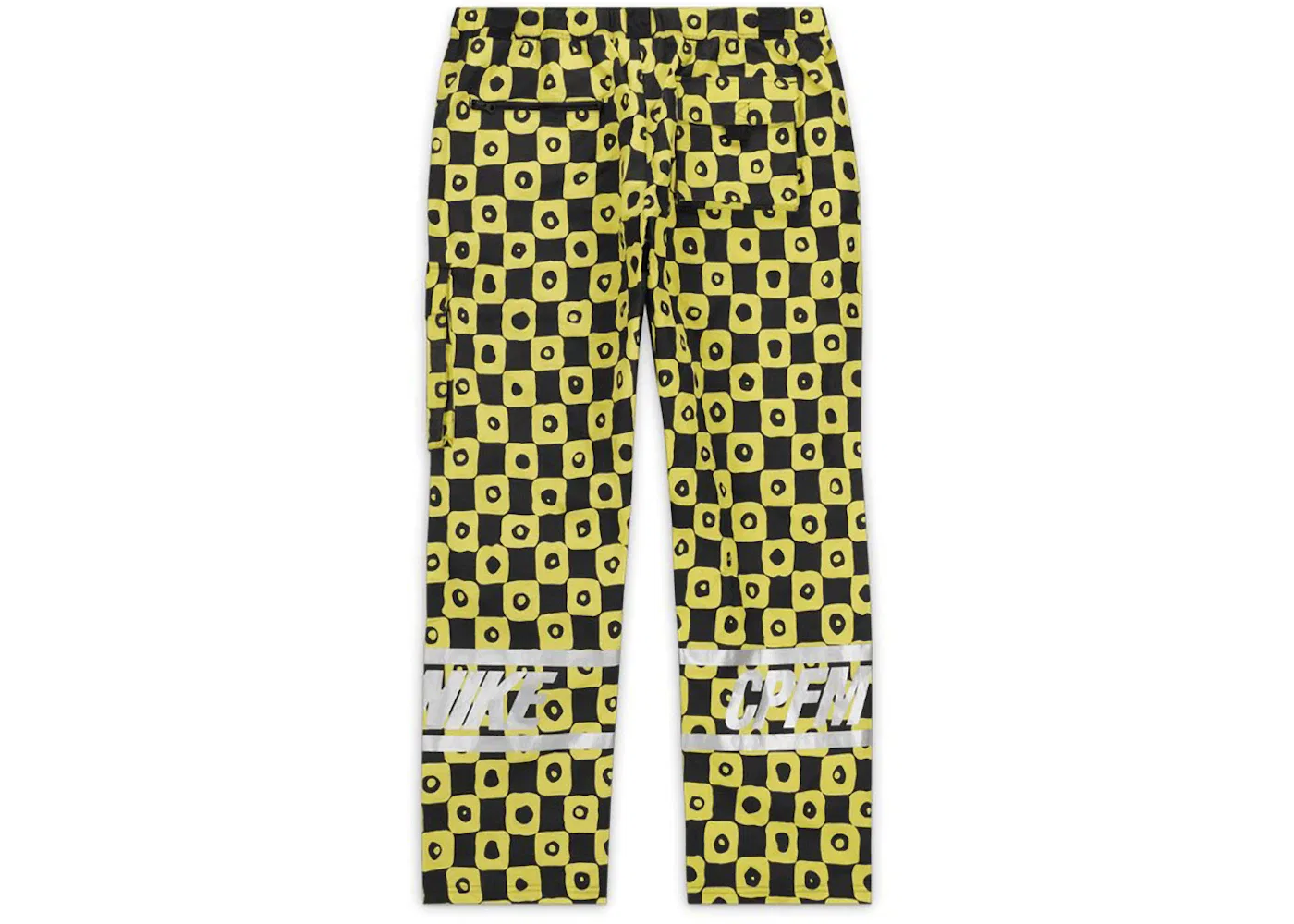 Мужские штаны с вафельной текстурой Nike x Cactus Plant Flea Market Waffle Pants, Yellow Black — фото 2