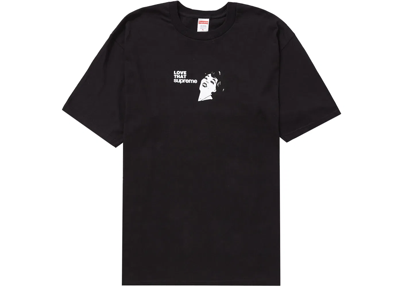 Мужская футболка с принтом Supreme Love That Tee, Black