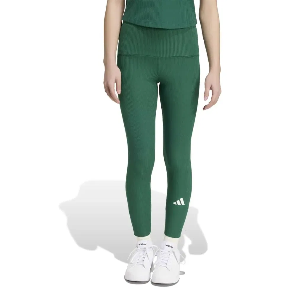 Леггинсы Adidas Sport Seasonals Collegiate Typography 7/8, зеленый
