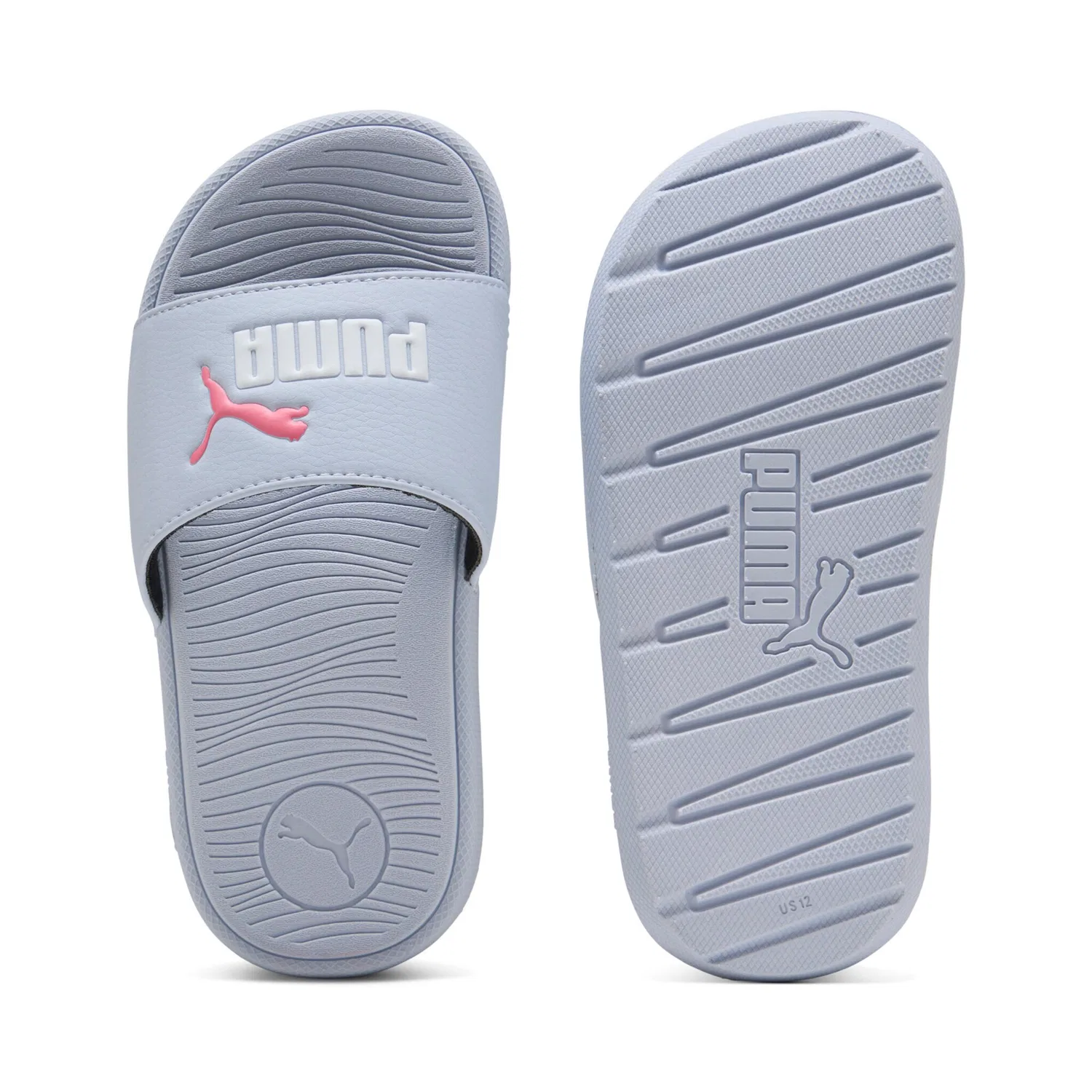 Детские сандалии с мягкой стелькой Cool Cat 2.0 PUMA, Cool Weather/White/Magic Rose — фото 4
