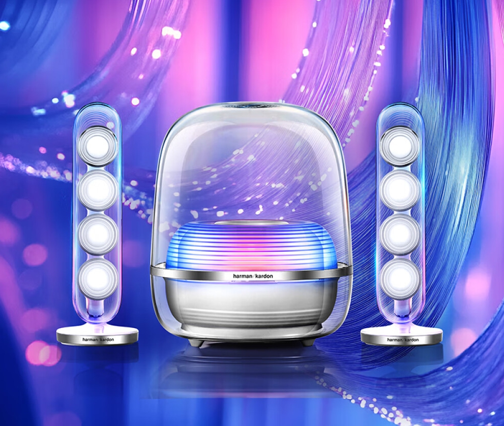Беспроводная акустика Harman/Kardon SoundSticks 5, прозрачный — фото 2