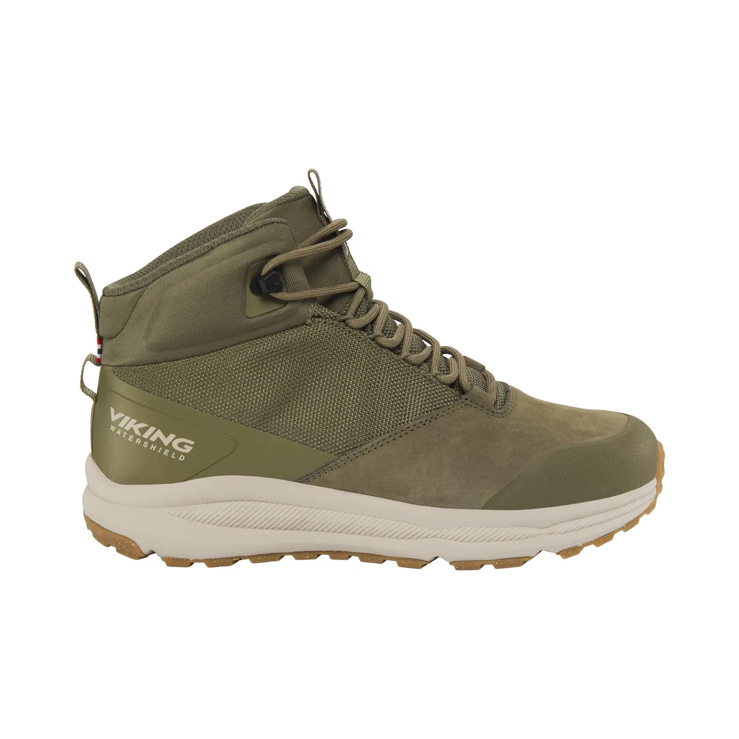 Детские ботинки для мальчиков с мембраной Viking City Explorer Mid Fleece WP W Viking, Oliva