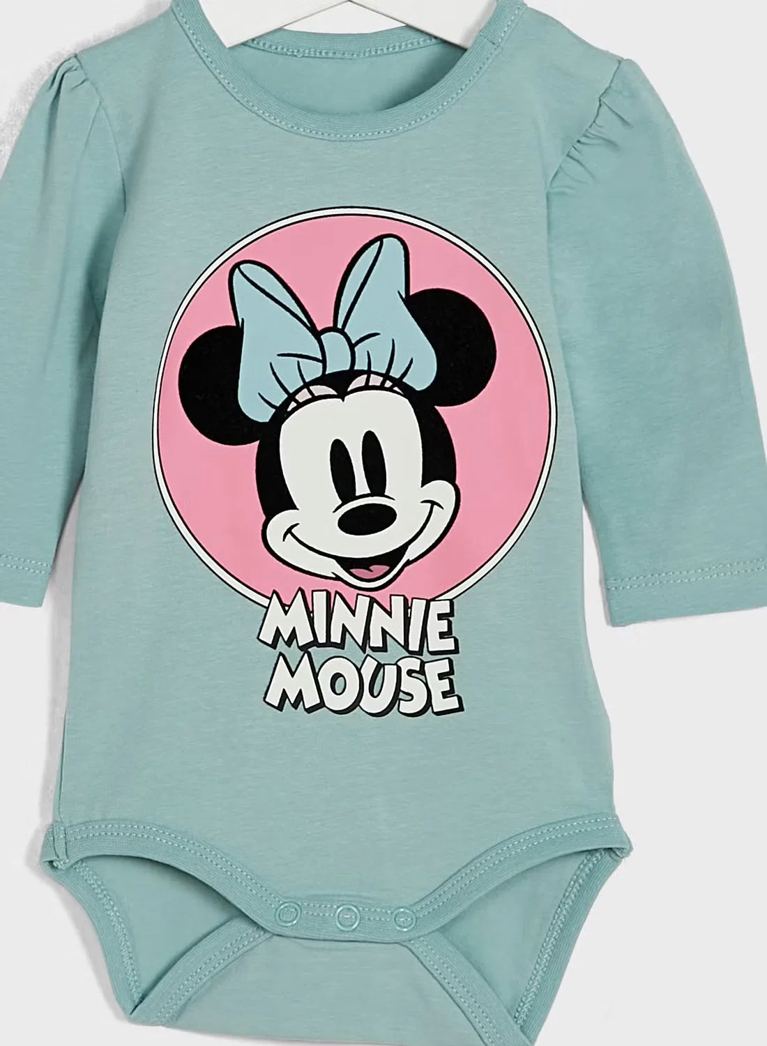 Боди-комбинезон с принтом Minnie Mouse Name It, синий — фото 3