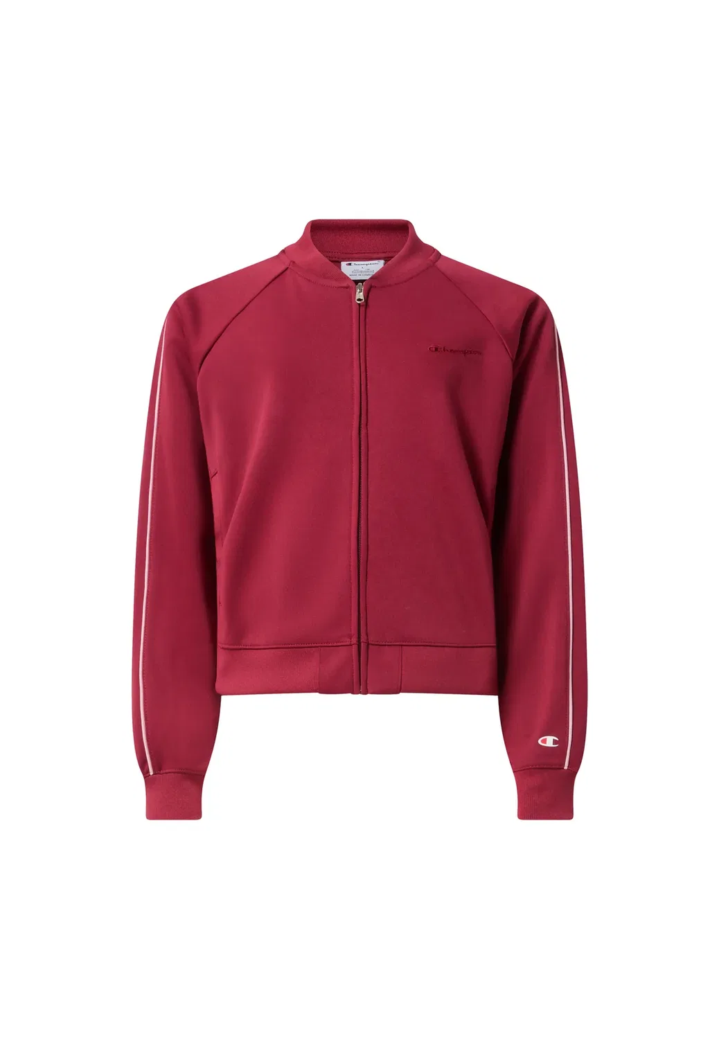 Спортивная толстовка на молнии свободного кроя Champion, Dark Red — фото 4