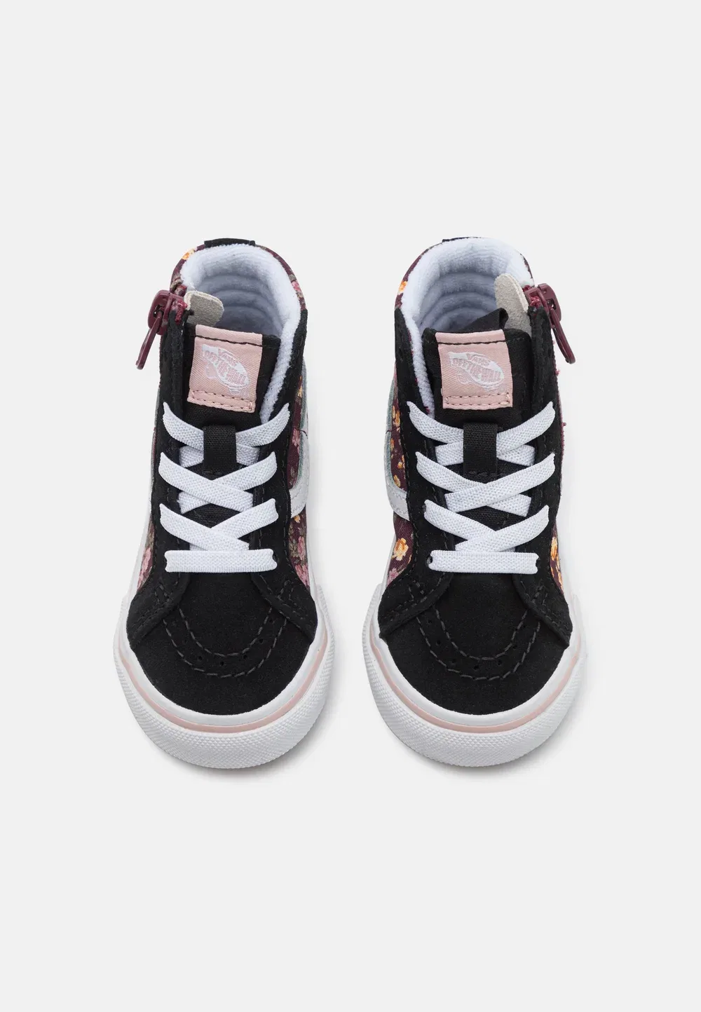 Sk8 hi reissue side zip unisex - высокие кроссовки Vans, Black/Multi-Coloured — фото 4