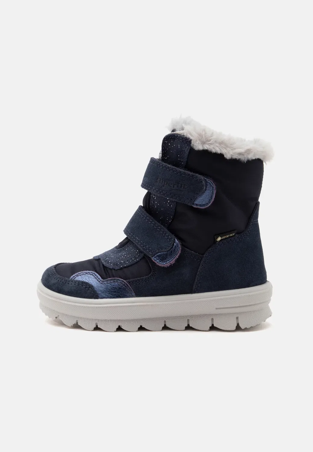 Gore-Tex Flavia - зимние ботинки Superfit, Blau/Silber-Farbend