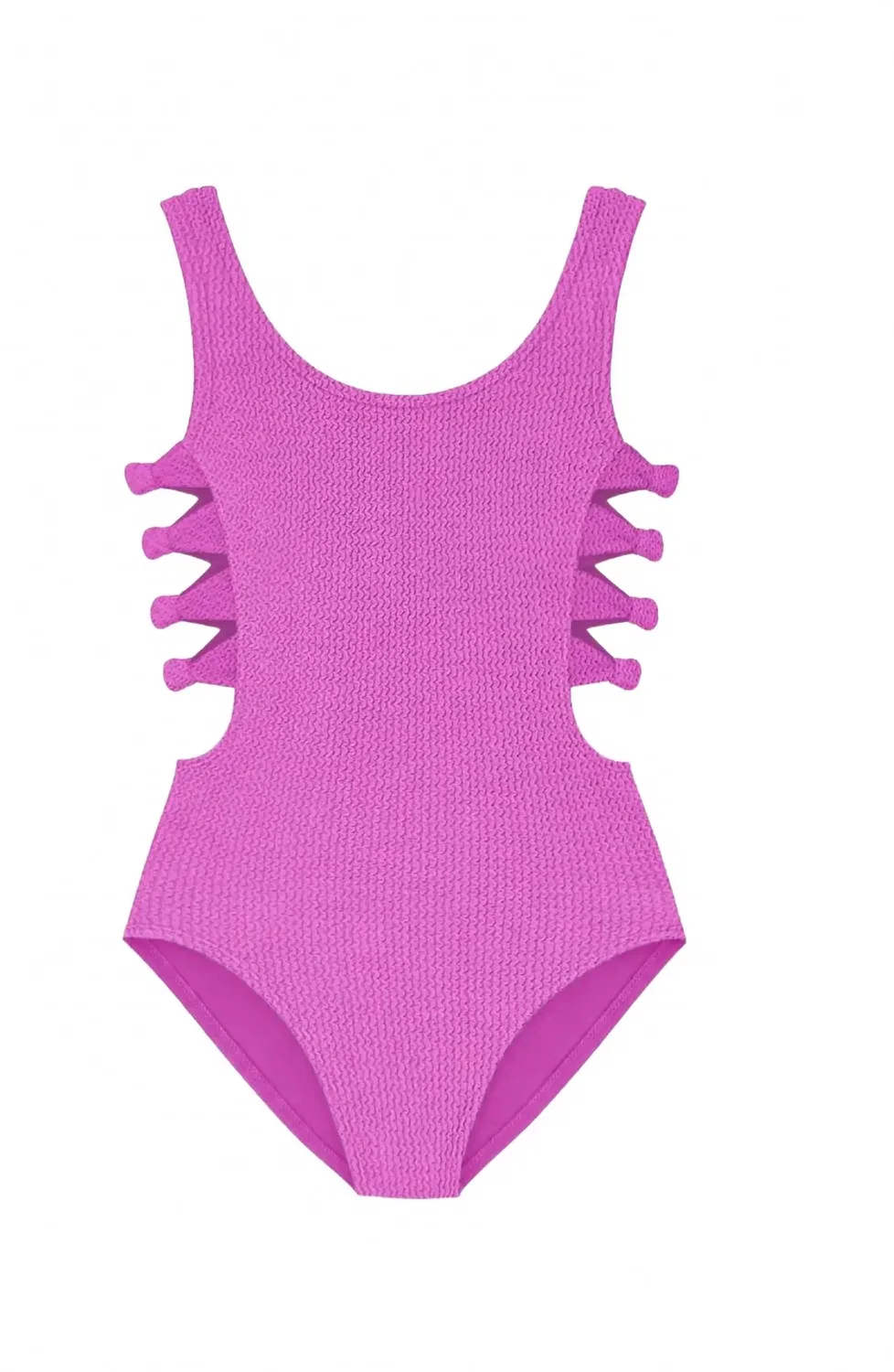 Детский купальник слитный с вырезом Layla Cut Out LIMEAPPLE, Orchid