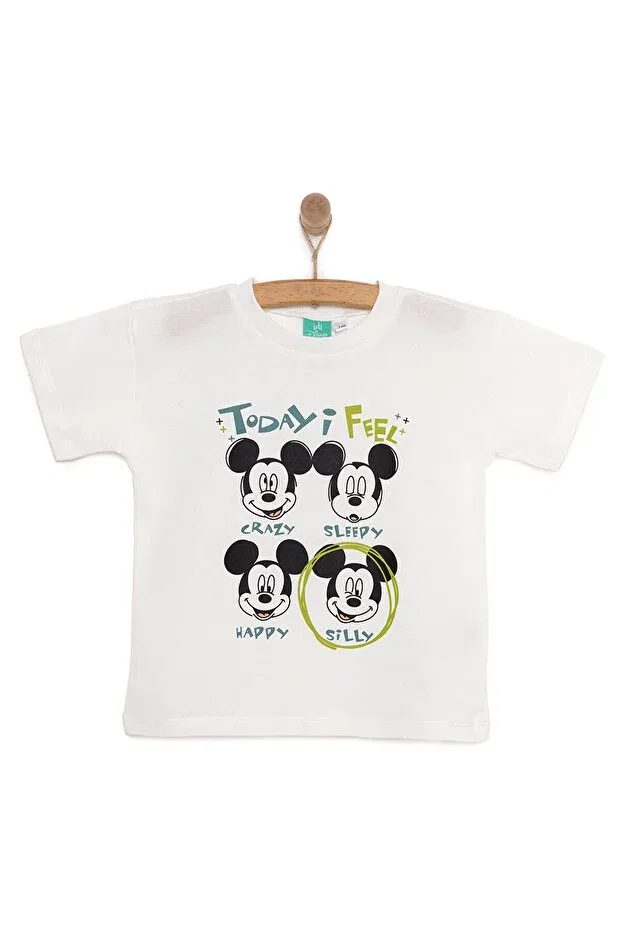 Детская футболка для мальчиков с принтом Mickey Mouse Disney, White