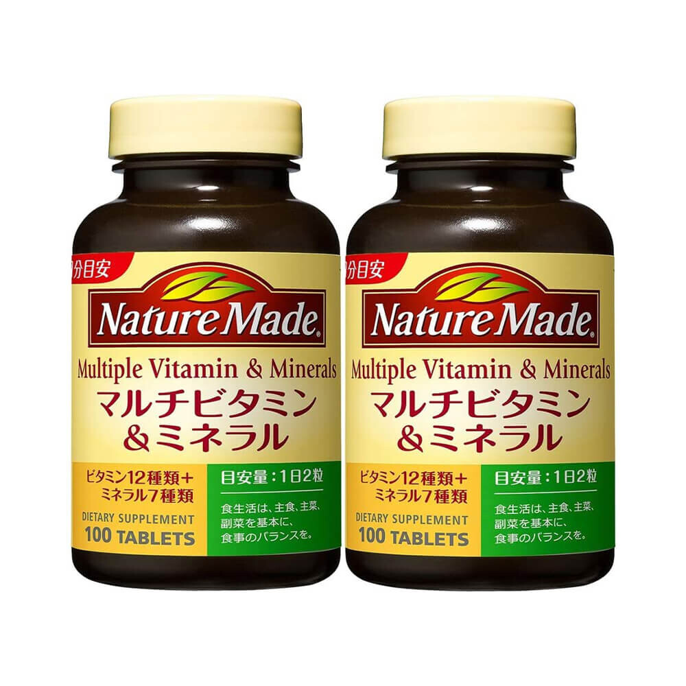 

Набор мультивитаминный Nature Made Multivitamin & Mineral, 2 предмета, 100х2 капсул