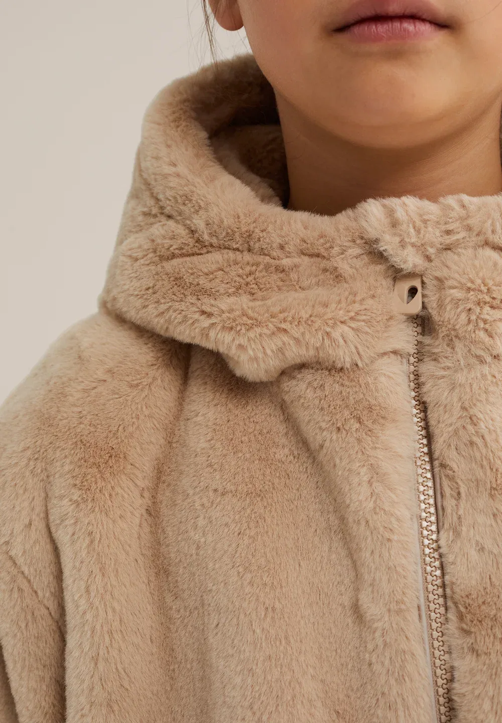 Зимняя куртка We Fashion, Greige — фото 3