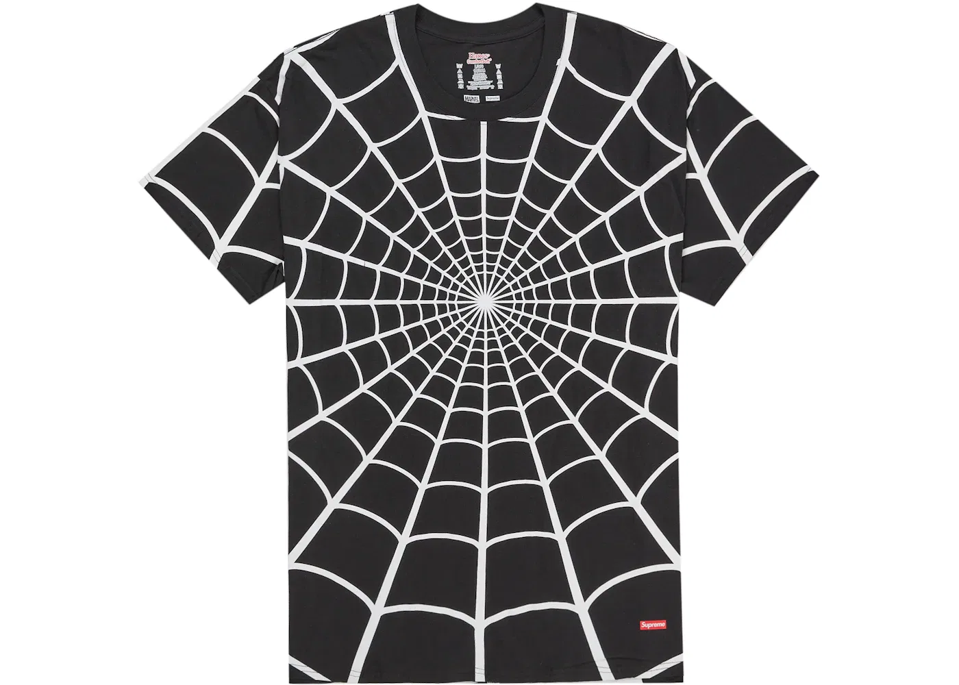 Мужской комплект футболок с принтом Spider-Man Supreme Hanes, Black — фото 2