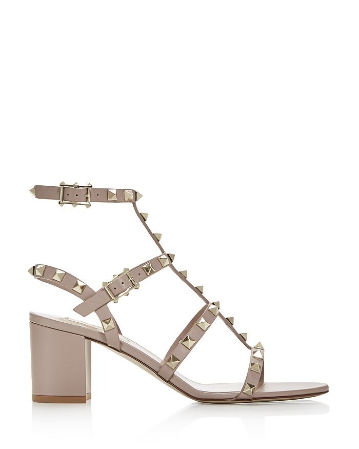 Женские босоножки Rockstud City на блочном каблуке Valentino Garavani — фото 2