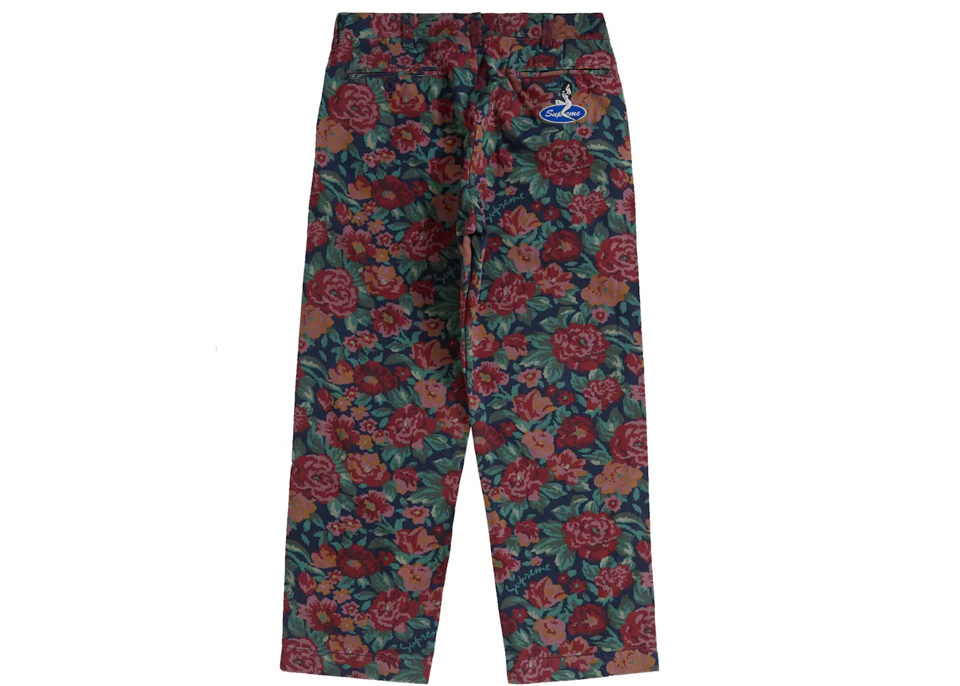 Мужские чинос с принтом Supreme Chino Pant (FW20), Digi Floral — фото 2