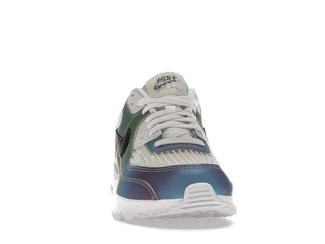 Детские кроссовки Lifestyle Nike Air Max 90 Bubble Pack White, Summit White/Black-Multi-Color-White — фото 2
