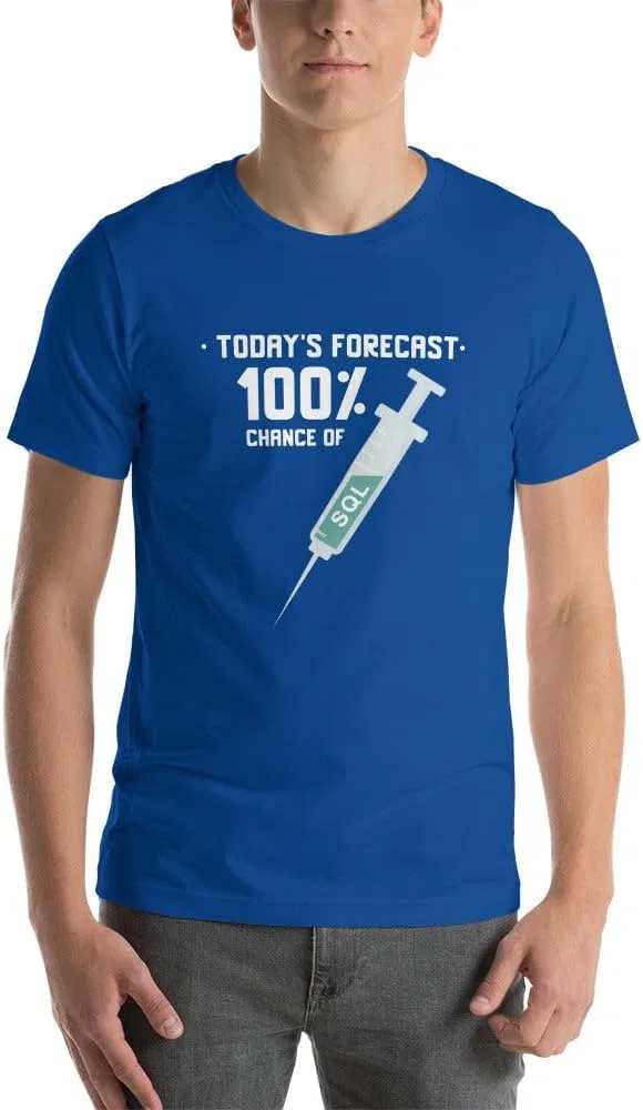 Футболка с принтом SQL Injection, Regular Fit Generic, Asphalt — фото 3