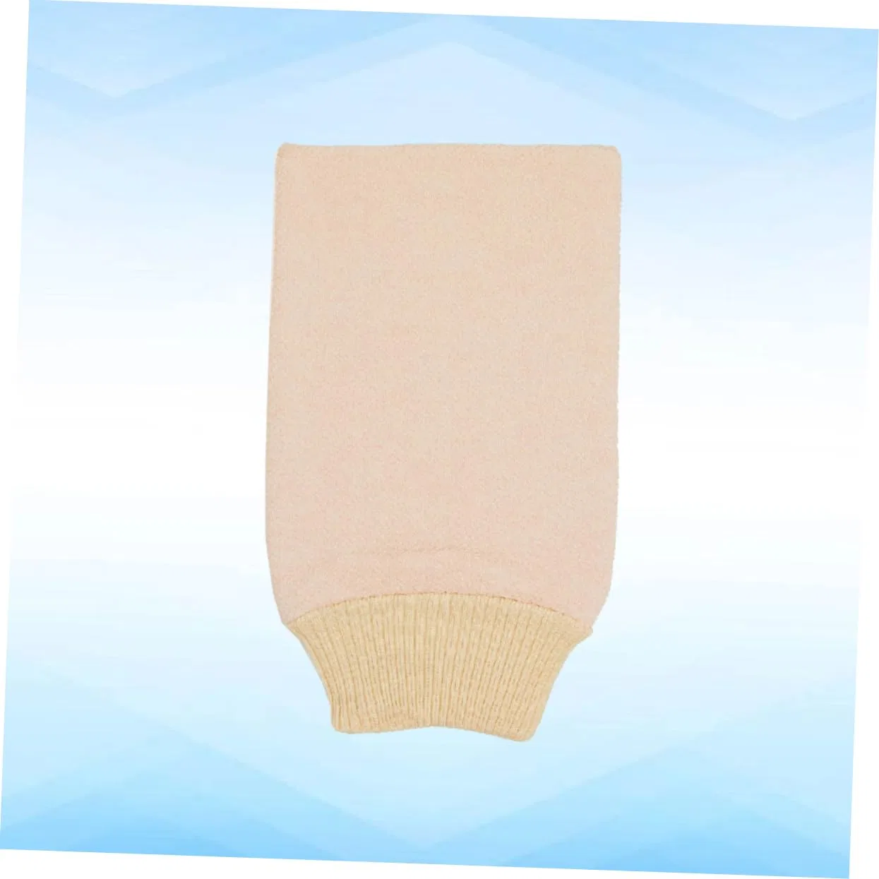 Мочалка для душа двойная двусторонняя Cotton, Mikinona, beige — фото 2