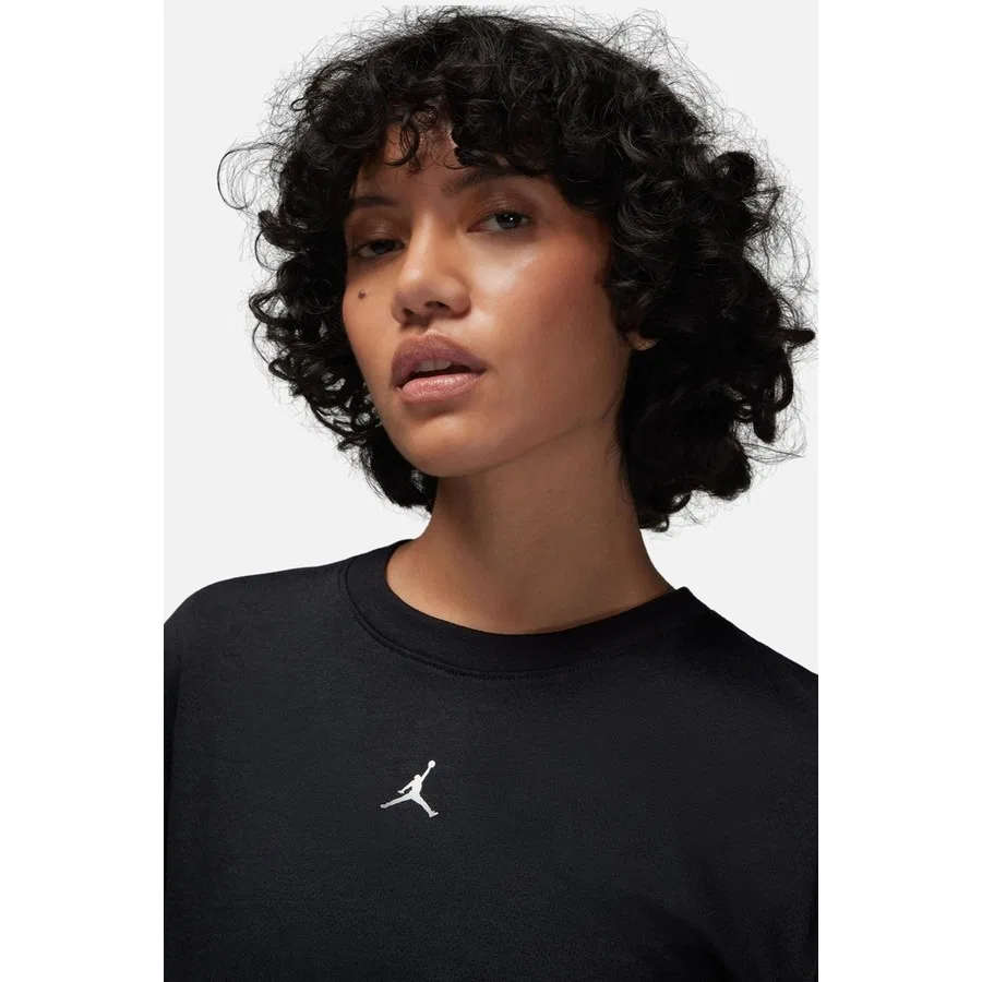 Женская футболка свободного кроя с принтом Jordan Diamond Jumpan Nike, Черный