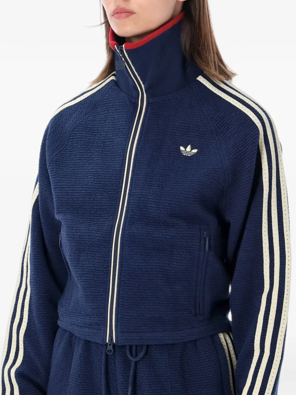 Толстовка Firebird с 3 полосками Adidas, синий — фото 3