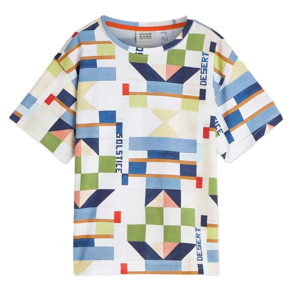 Футболка с коротким рукавом Scotch & Soda, мультиколор