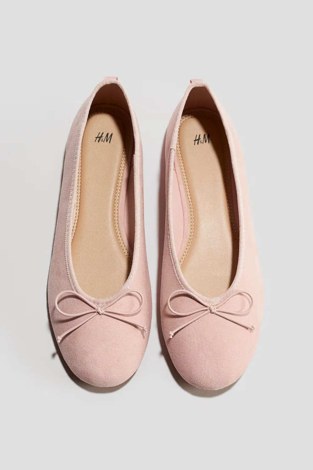 Балетки с луком H&M, Rosa