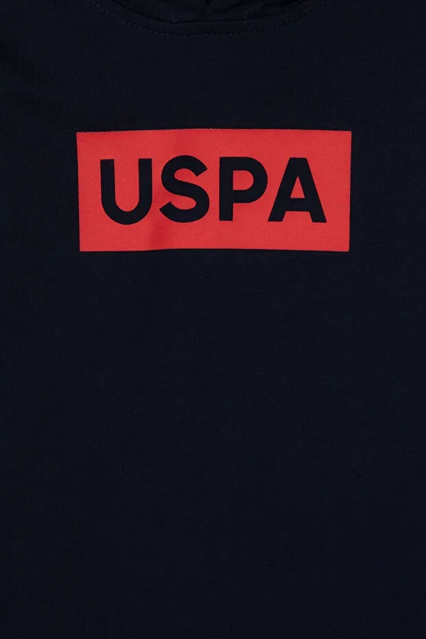 Детское худи для мальчиков хлопковое U.S. Polo Assn., Navy Blue — фото 3