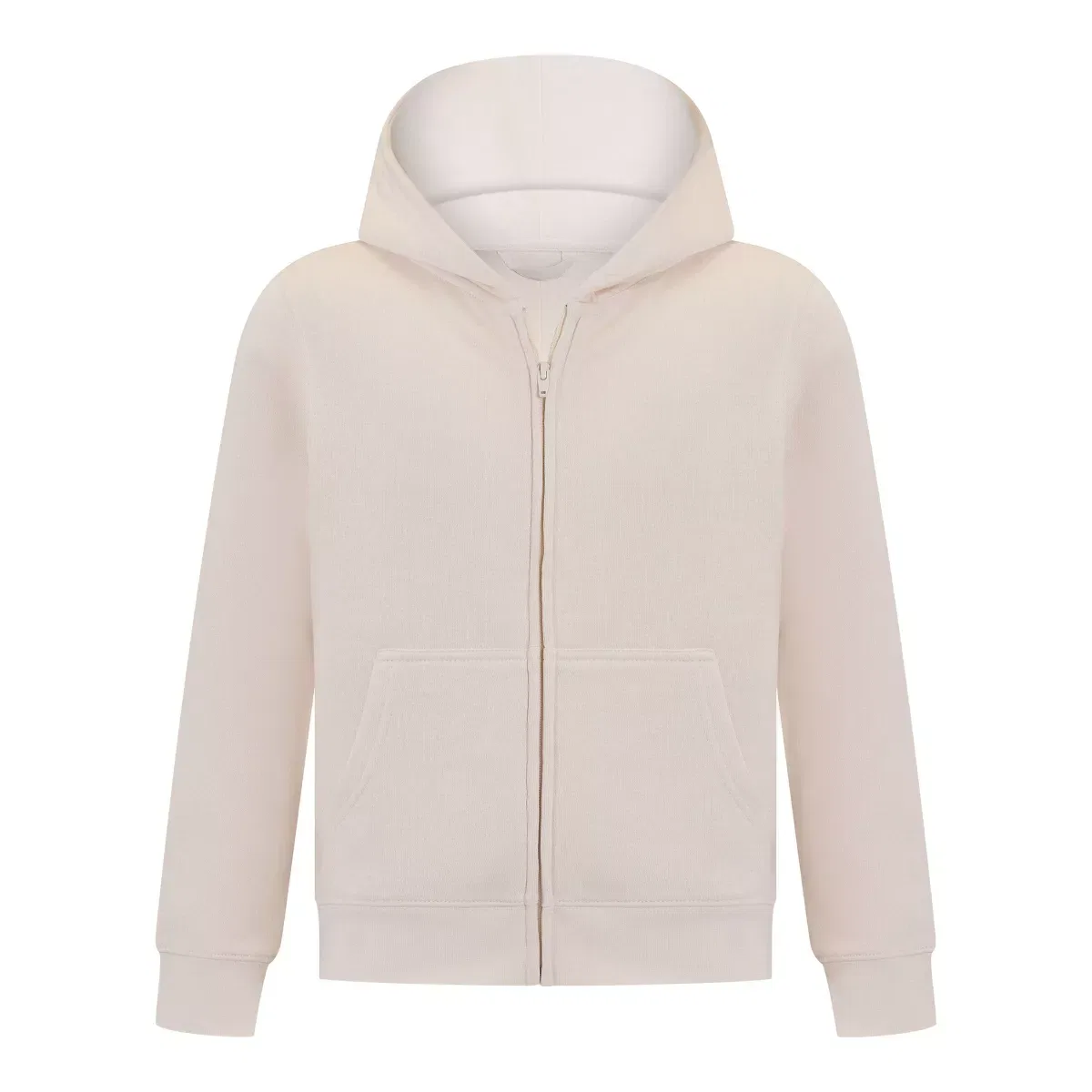 Детское худи на молнии для девочек Everyday Kids, Off-White