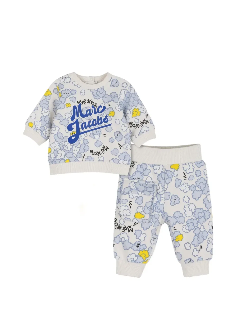 Спортивный костюм с логотипом Marc Jacobs Kids, бежевый