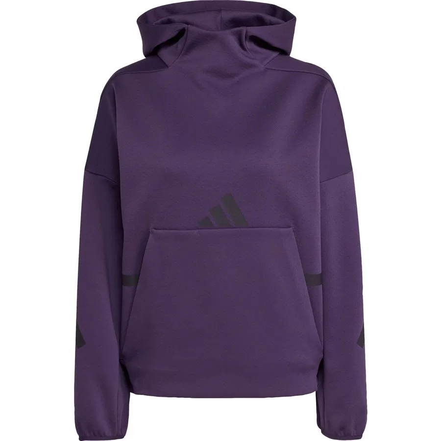 Женский свитшот с капюшоном adidas Z.N.E. Hooded Sweatshirt, Фиолетовый — фото 3