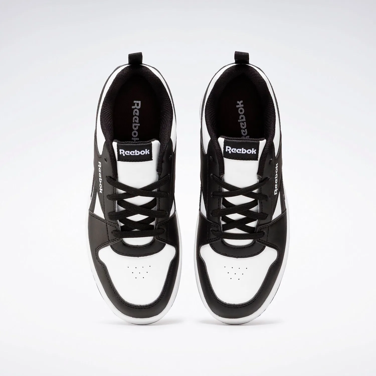 Детские кроссовки на шнуровке ROYAL PRIME 2.0 Reebok Classic, White/Black — фото 3