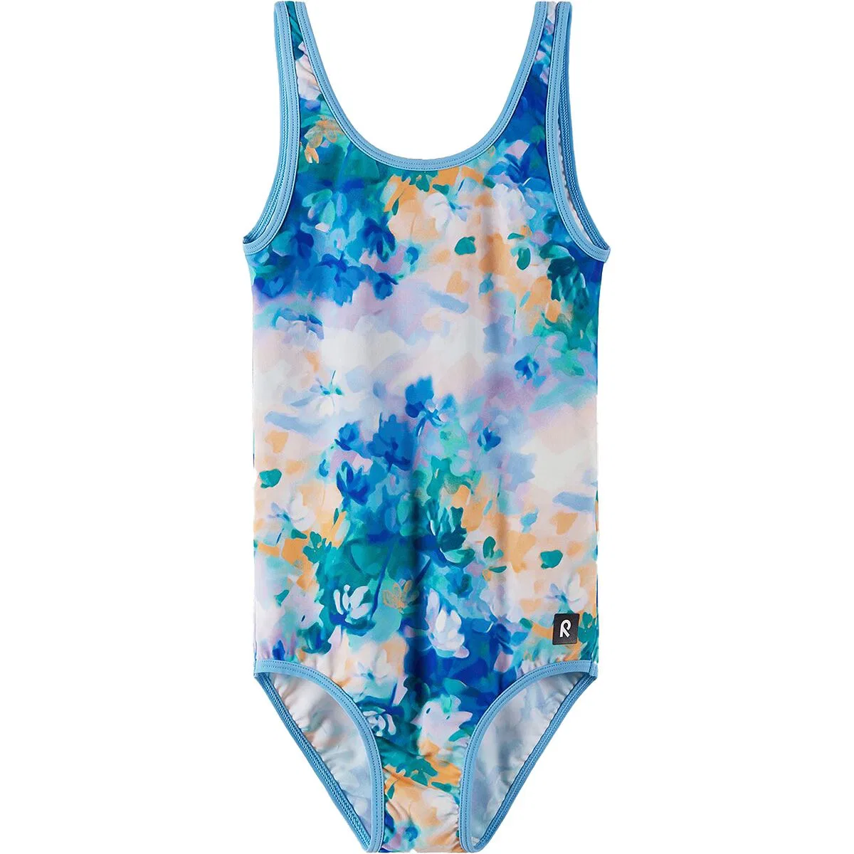 Детский купальник для девочек с длинным рукавом Reima, Fresh Blue