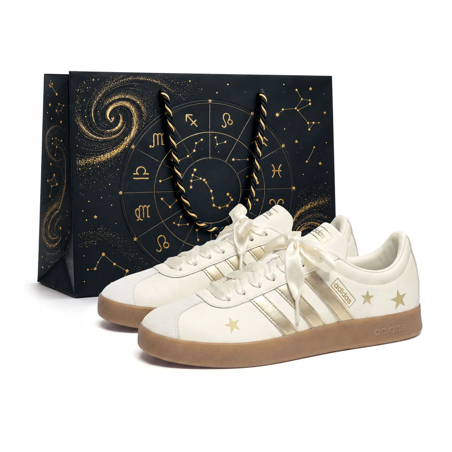 Детские кроссовки с золотистыми деталями German Army Trainers Adidas, Champagne