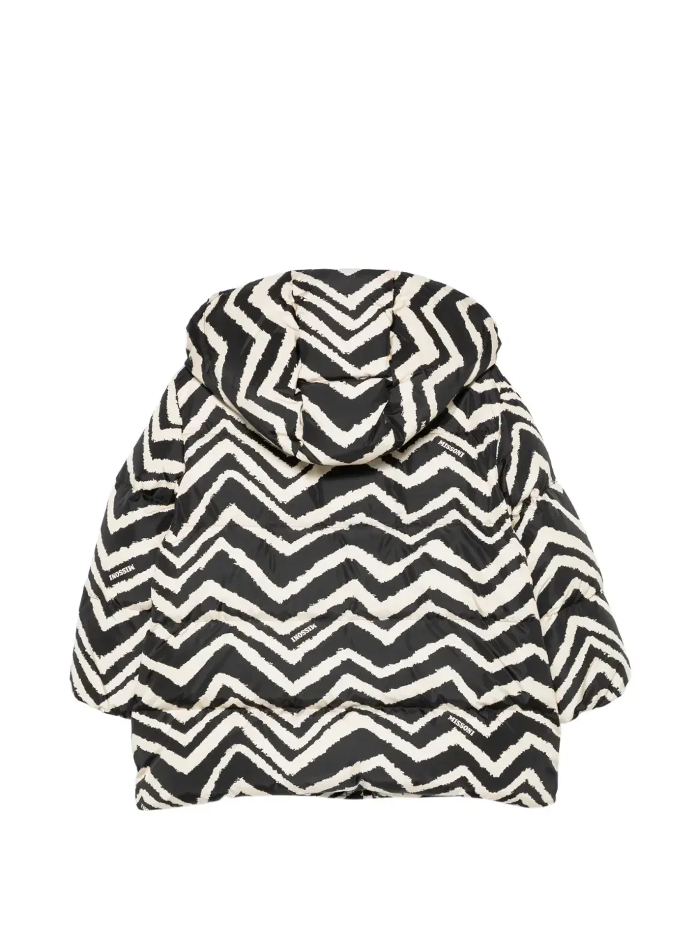 Куртка с зигзагообразным узором Missoni Kids, черный — фото 2