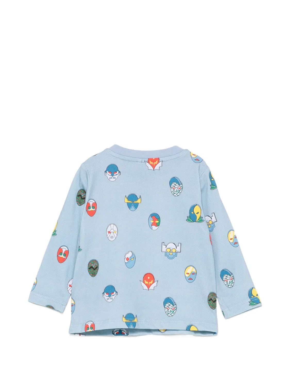 Футболка с длинными рукавами и графичным принтом Stella Mccartney Kids, синий — фото 2
