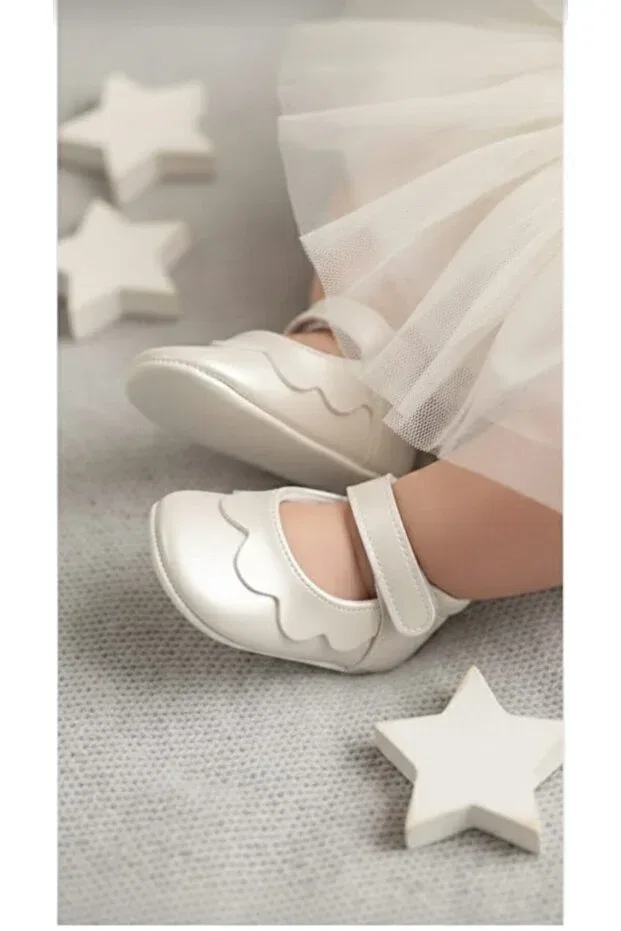 Детские ботиночки для девочек из эко-кожи Hira Kids Collection, Nude Color