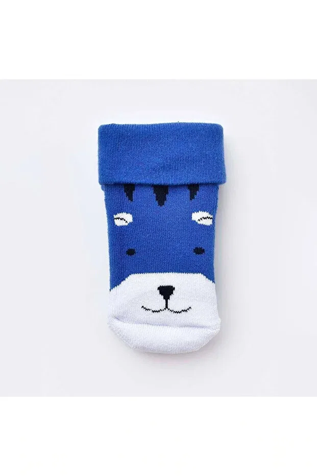 Детские носки с принтом Tiger towel baby socks Biorganic, Saks