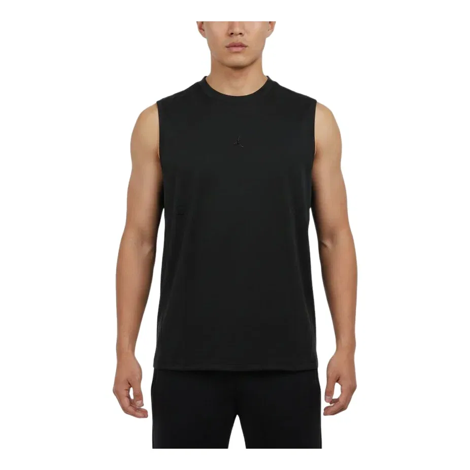 Мужской топ для тренировок Air Jordan Sport Flightweight Dri-Fit Sleeveless Sun Protection Top 'Black Shadow Gray' Jordan, Black/Shadow Gray