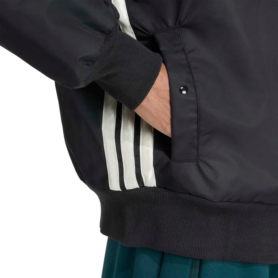 Мужской спортивный свитшот с капюшоном M Stadium Bmb adidas, Черный — фото 4