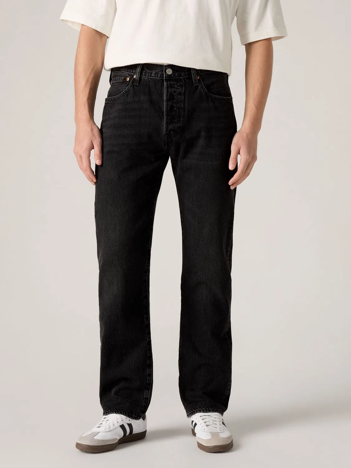 Джинсы прямого кроя 501 Original Levi's, черный