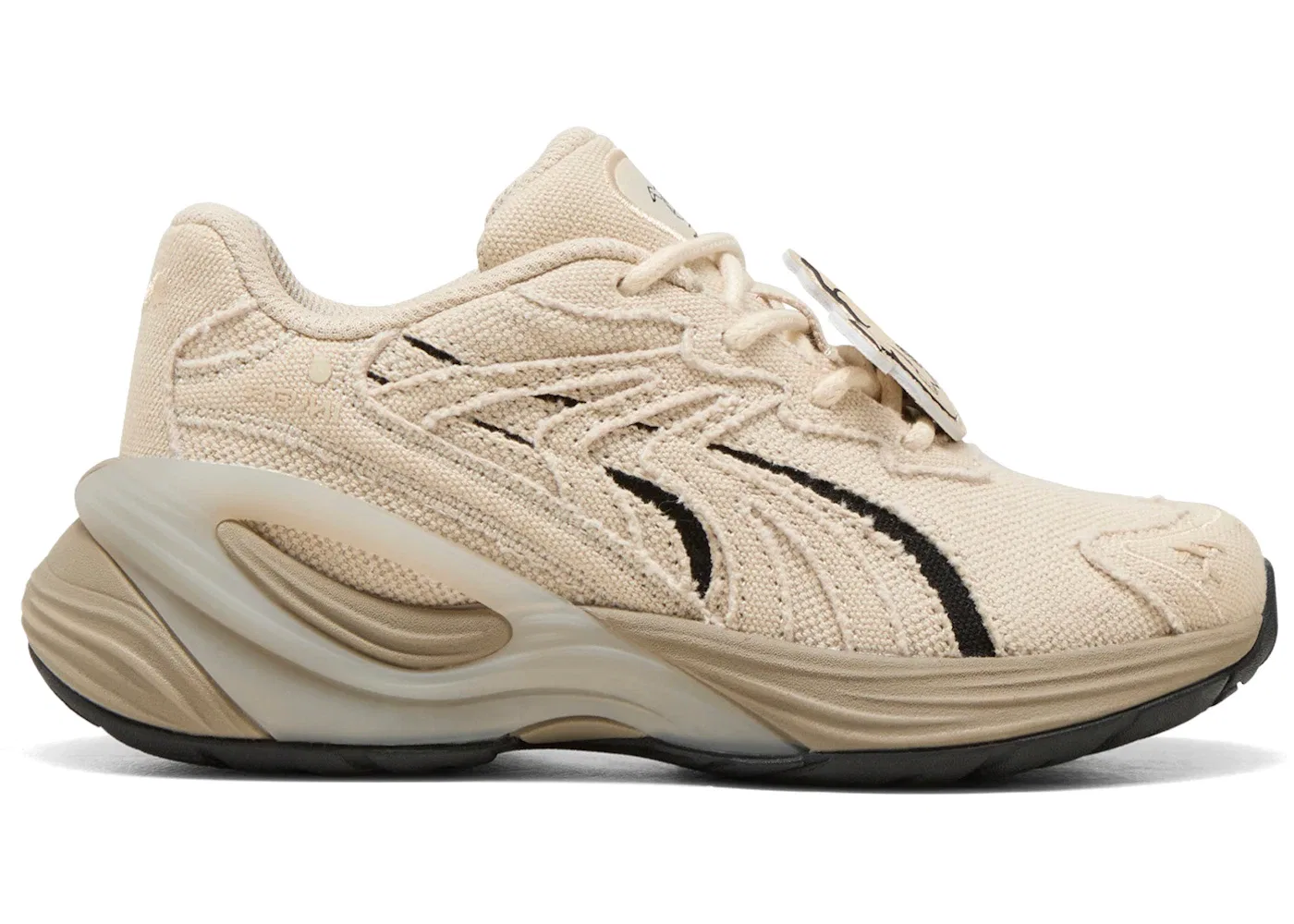 Детские кроссовки Lifestyle с принтом Inverse Puma, Alpine Snow/Puma Black