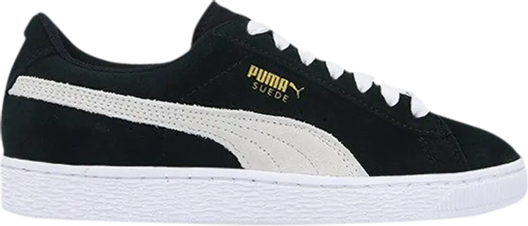 

Кроссовки Puma Suede Jr Black White, черный