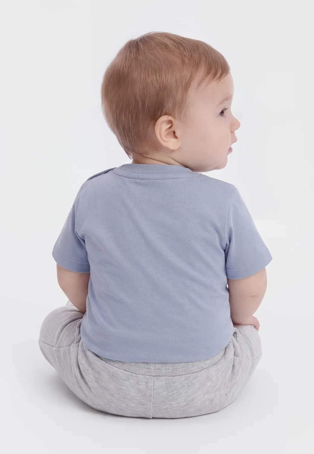 Футболка с короткими рукавами - футболка с принтом Boss Kidswear, Pale Blue — фото 2