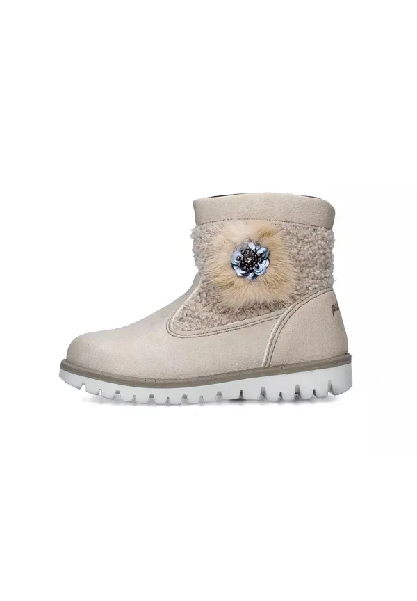 Ботинки с цветочной аппликацией Baby shoes Primigi, бежевый