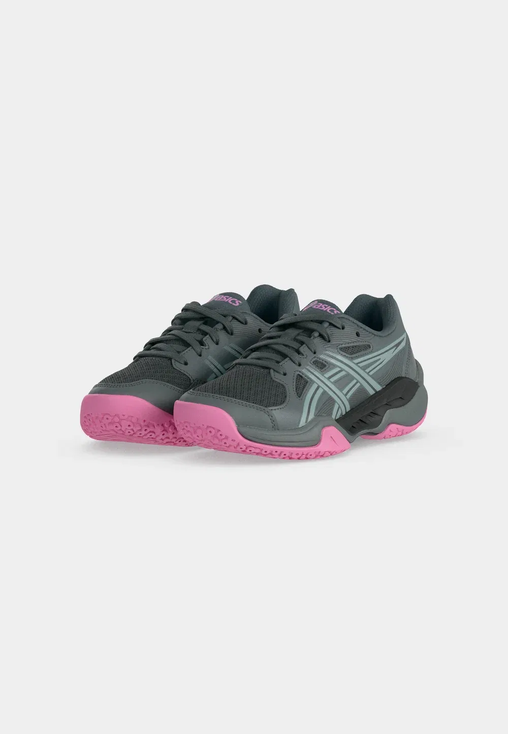 Кроссовки для гандбола Gel Powerbreak унисекс Asics, Steel Grey/Ocean Haze — фото 3