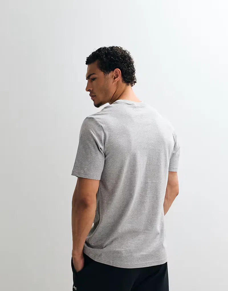 Футболка Adidas Originals Essential стандартного кроя серого — фото 3