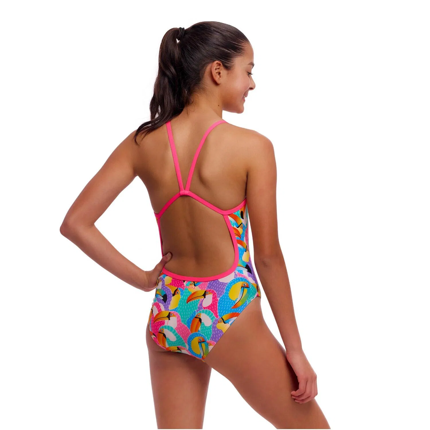 Детский купальник для девочек с открытой спиной Tou By Tou Funkita, Bunt — фото 4